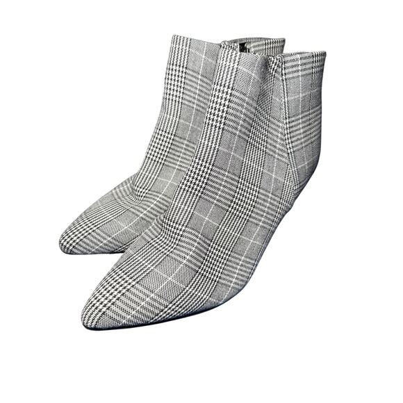 Simply Vera Wang plaid heeled booties womens 9 academia clueless preppy classic - Picture 1 of 6